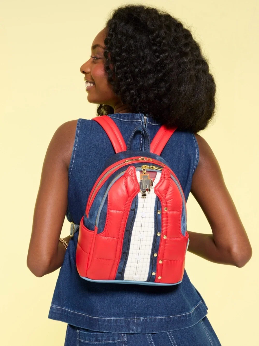 NEW Loungefly Universal Back To The Future Marty McFly Jacket Cosplay Backpack